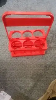 2 Beer / Beverage Rack Plastic Organizer Cup Holder Carrier Beverage Delivery