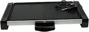 Vintage Electric BBQ Grill Smokeless Quick Heating Griddle Teppanyaki Non-Stick Camping