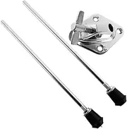 Bass Drum Stand - Steel Kick Drum Support, 2 x Kick Drum Mount Brackets | Anti-slip Metal Drum Feet Bass Drum Legs, Bass Drum Legs, Music Equipment Accessories for Percussion Instruments