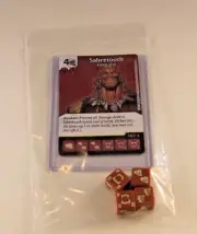 Marvel Dice Masters X-MEN First Class * SABRETOOTH RARE Uncommon Set CUR 4 dice