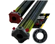 Garage Door Torsion Spring 207 x 1.75 x 24 - PAIR with Nylon Bushing