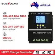 AU Stock 100A MPPT 12V/24V/36V/48V Solar Panel Charge Controller Regulator