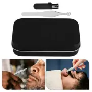 Eyebrow Clippers Trimmer Grooming Scissors Men Round Edge Vibrissa