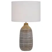 Nastro Table Lamp, Brown, White