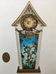 Musical Hallmark Beauty Of Birds 14.5” Real Clock Tabletop or Wall Mantle 2020