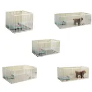 Portable Dog Playpen with Foldable Exercise Panels for Puppy Play and Fencing