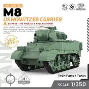 SSMODEL 760 V2.0 1/350 Model Kit US M8 Howitzer Carrier GAMES