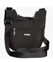 NWT Baggallini Pocket Crossover Crossbody, Black