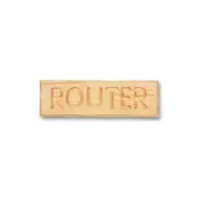 GA42463 TREND - TEMP/NUC/57. - NUMBER TEMPLATE SET, 57MM UPPERCASE