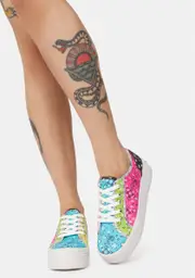 [Steve Madden] Prism Paisley Bobbi Platform Sneakers