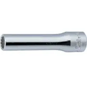 Ko-ken 2305A-7/16 Hex 1/4"Sq. Drive 12 Point Socket 7/16 Inch, L.50 mm