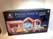 Warm Home Princess House Doll House 96 PC Create Your Own Rooms NEW