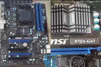 在飛比找Yahoo!奇摩拍賣優惠-【 大胖電腦 】MSI 微星 970A-G43 主機板/附擋