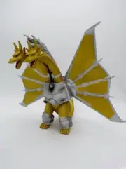 '05 Bandai Japan Mecha King Ghidorah Movie Monsters w/ Tag Sofubi Kaiju Godzilla