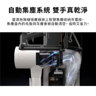 【LG 樂金】CordZero A9 T系列自動集塵濕拖無線吸塵器A9T-ULTRA(雪霧白)