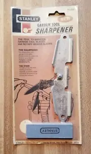 NOS Stanley # 70-352 Garden Tool Sharpener - Shears, Mower Blades, Hedge Tools
