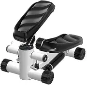 Portable Twist Stair Stepper Adjustable Resistance Twisting Step Machine with Bands and LCD Monitor Climbing Pedal Exerc