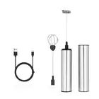 Portable Electric Milk Frother Mini USB Rechargeable Foam Maker Handheld Foamer