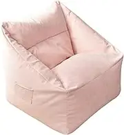 UYSOFRCV Bean Bag Lounger Sofa Covers, Soft & Comfortable - Removable & Washable Cover, BeanBags Cover Solid Color Simple Design Outdoor and Indoor(NO Filler),Pink