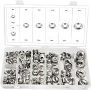 Swordfish 32460 - 280pc Nickel Plated Finishing Cup Washer Assortment