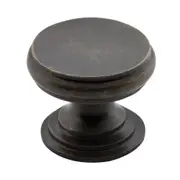 Tradco Flat Cupboard Knob - Available In Various Finishes and Sizes