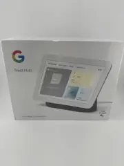 Google Nest Hub 2nd Gen -GA00516-US with google Assistant Chalk- New
