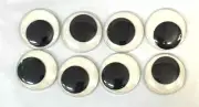 Set of 8 Self-Adhesive 1-1/4" Diameter Eyes for Toys Dolls Googly [P1-EY1-SM]