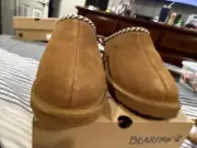 2973W BEARPAW WOMEN'S TABITHA SLIPPER SHOES - SIZE 9, HICKORY