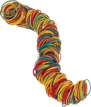 Generic 600pcs Rubber Band Elastic Band Cash Bands Runber Bands Elastic Hair Ties File Bands Money Bands Rubber Straps Tie Dye Supplies Colorful Hair Elastics