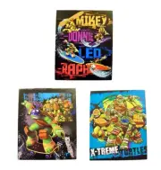 TMNT 3 Folder Set, Turtle Play (Surf’s Up Bro, Skateboard Challenge, X-treme)