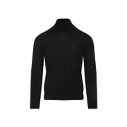 [Brioni] Brioni-Black Cashmere And Silk Turtleneck Sweater-Uomo 48 IT