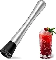 Kitchen Bar Drink Muddler for Cocktails - Stainless Steel Bar Muddler Tool Bartender Accessories Home Kitchen Cocktail Mixers Bar Accessories - Old Fashioned Muddlers for Cocktails Bartender Tools