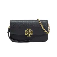 在飛比找momo購物網優惠-【TORY BURCH】雙T-LOGO皮革鏈條斜背包