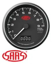 SAAS MUSCLE SERIES DIGITAL TACHOMETER 80MM GAUGE