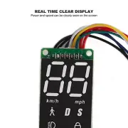 Scooter Dashboard Clear Display Waterproof Replacement Electric US