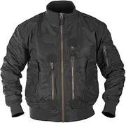 [Mil-Tec] Men's US Tactical Flight Jacket Black