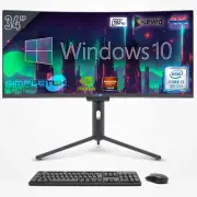 Aio All IN One I7 34 " Curved 4k Windows 10 32gb 2tb Gtx1660 Gaming Editing PC _