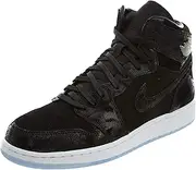 [Jordan] Nike Kids Air 1 Ret Hi Prem HC GG Black/Black/White/Gym Red Basketball Shoe 6.5 Kids US