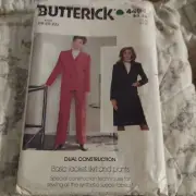 Vintage Butterick Pattern #4494 Misses’ Jacket Skirt Pants Uncut Factory-Folded
