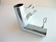 3 Way Corner Up Angle Low Peak Canopy Fitting Lean To Patio (FW3J) 1 5/8" pipe