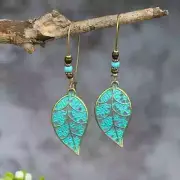 3" Bronze-tone Earring Set Boho Retro Dangle Drop Hook New Free Ship B5931