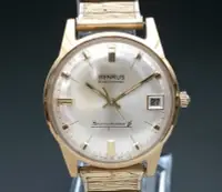 在飛比找Yahoo!奇摩拍賣優惠-瑞士 BENRUS 閃電秒針 電子機械 日曆腕錶