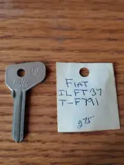 FT37 DOOR TRUNK Key Blank FERRARI 1968-95 LAMBORGHINI Countach 70-87 FIAT K121