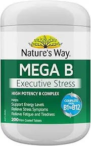 Nature's Way Mega B Executive Stress 200 Tablets