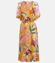 [Velvet] Velvet Carol floral midi dress AU 16 multicoloured