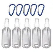 Travel Bottles Keychain,Portable Empty Hand Sanitizer Refillable Bottle