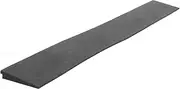 Tofficu Rubber Ramp for Robot Vacuum Cleaner Long High Non Slip Design for Doorways and Thresholds Lightweight and Portable for Home Shop and Office