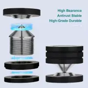 Crystal Steel Sound Isolation Feet Speaker Spikes Audio Cones HiFi Mounts Amp