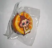 Puni Maru Mini Orange Fruit Cheeki Monkey Key Chain