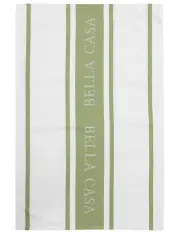 [Ladelle] Bella Casa 2 Pack Kitchen Towel in Sage